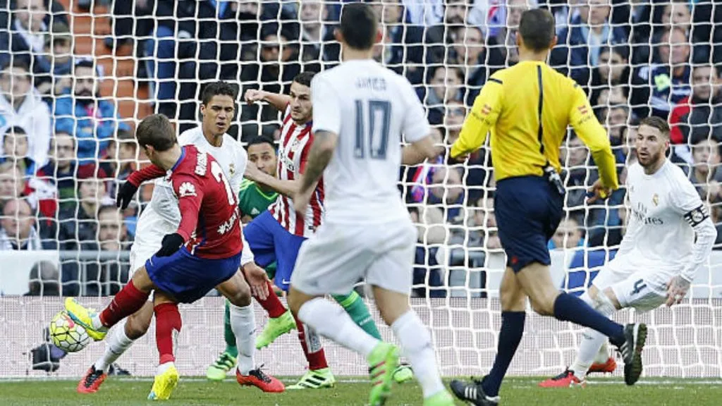27 de febrero del 2016, última victoria colchonera en el Bernabéu: GETTY
