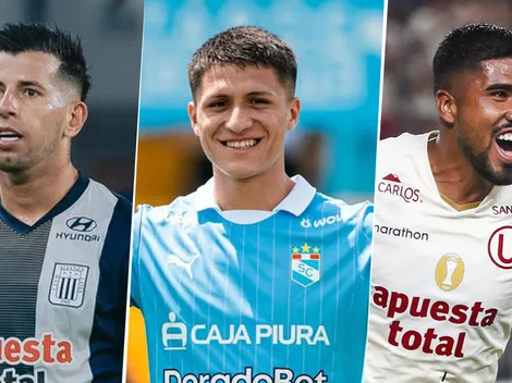 Los jugadores más valiosos de Alianza Lima, Sporting Cristal y Universitario