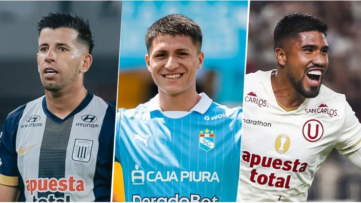 Alianza Lima, Sporting Cristal y Universitario cuentan con jugadores de un alto valor de mercado.
