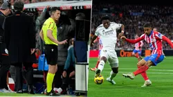 Maxi Rodríguez piensa que no fue penal el de Aurelién Tchouaméni a Samu Lino.