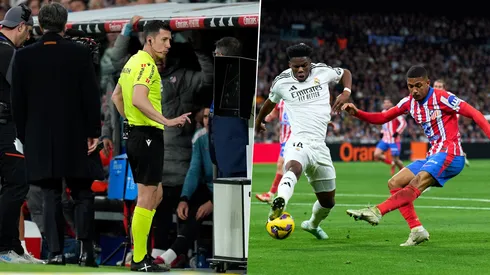 Maxi Rodríguez piensa que no fue penal el de Aurelién Tchouaméni a Samu Lino.