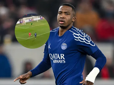 VIDEO | Willian Pacho salva al París Saint Germain con un impecable cruce