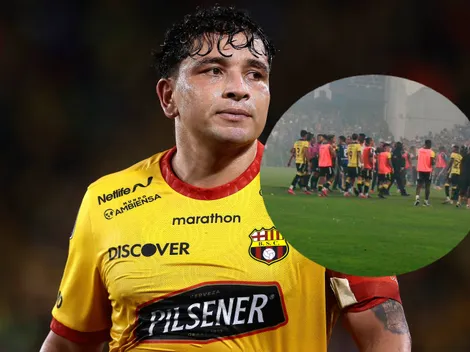 Así quedó Mario Pineida tras los incidentes en la Explosión Azul