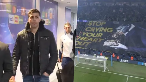 A Rodri Hernández le pareció "muy bien" la bandera que la afición del Manchester City le dedicó a Vinícius Júnior por el Balón de Oro.