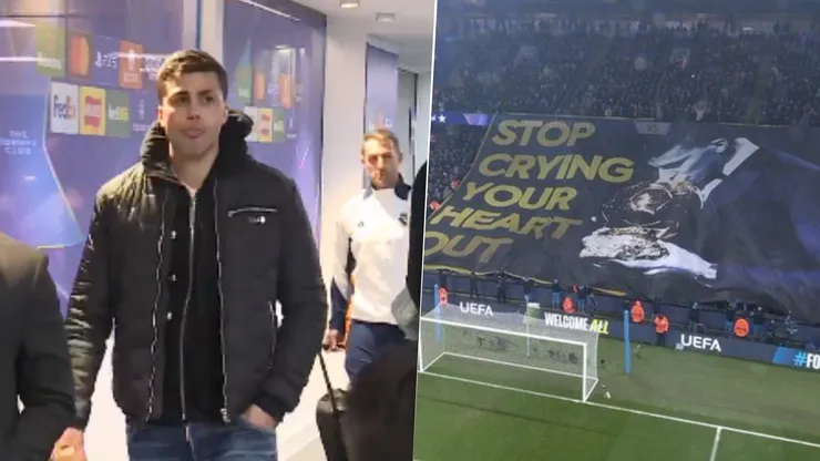 A Rodri Hernández le pareció "muy bien" la bandera que la afición del Manchester City le dedicó a Vinícius Júnior por el Balón de Oro.