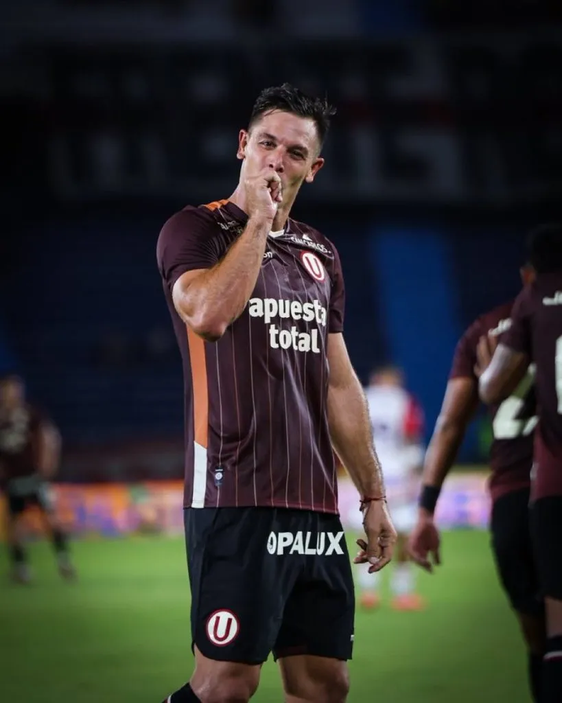 Diego Churín anotó en amistoso. (Foto: Prensa “U”).