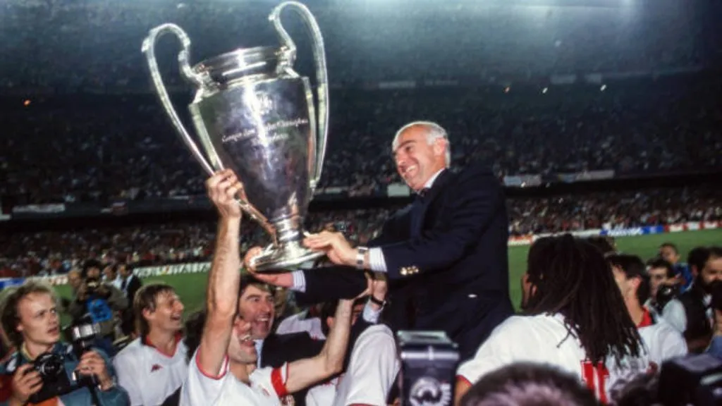 AC Milán de Sacchi ha sido elegido en varias ocasiones como el mejor equipo de la historia: GETTY