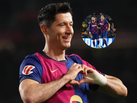 Lewandowski igualó marca de Messi y Luis Suárez en Barcelona