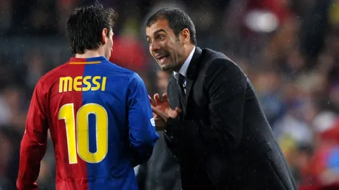 Guardiola afirma que sin Messi no hubiera ganado un triplete en Barcelona.