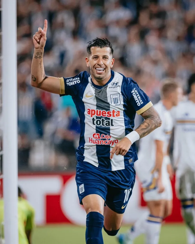 Pablo Ceppelini celebrando gol. (Foto: Alianza Lima).