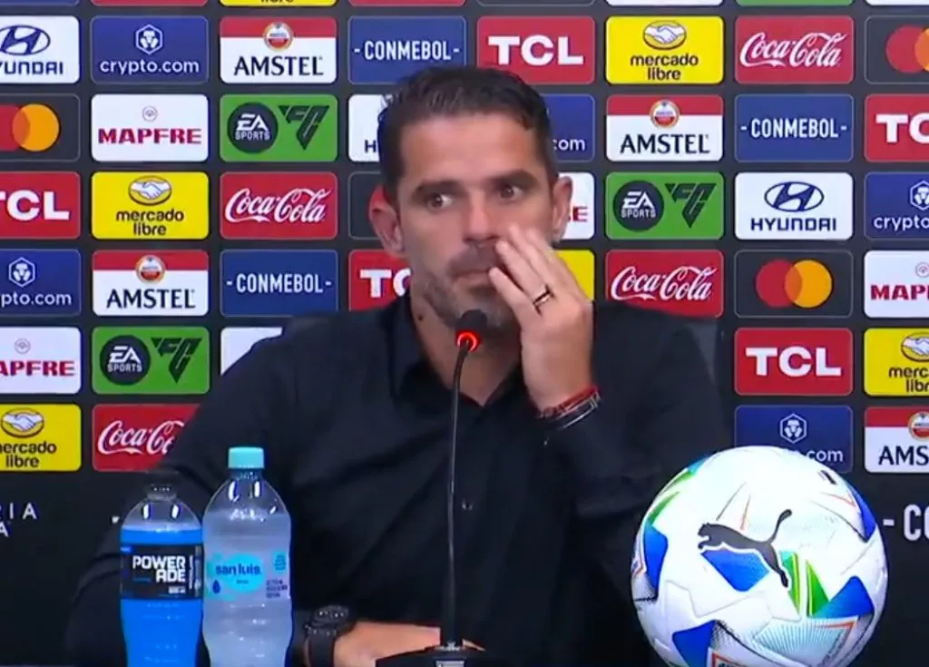 Fernando Gago preocuado. (Foto; Captura TV).