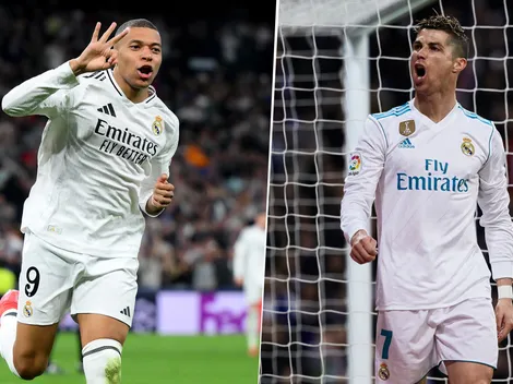 Los números que persigue Mbappé para alcanzar a CR7 en el Real Madrid