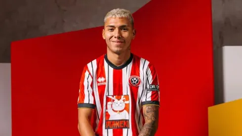 Jefferson Cáceres debutó con golazo en el Sheffield United