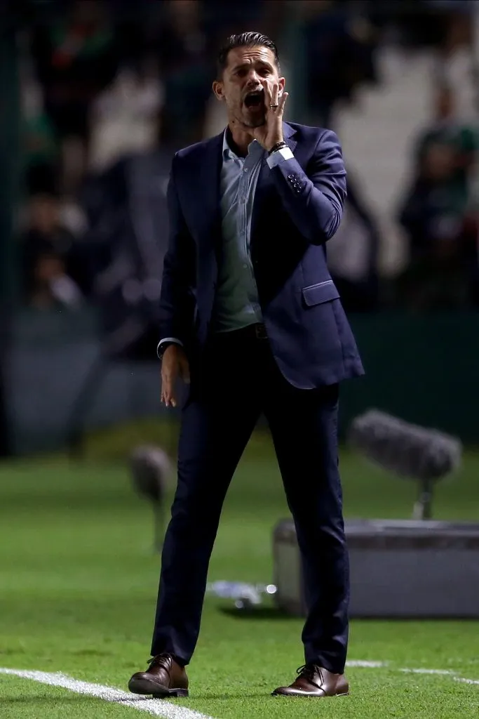Fernando Gag en el partido contra Banfield. (Photo by Daniel Jayo/Getty Images)