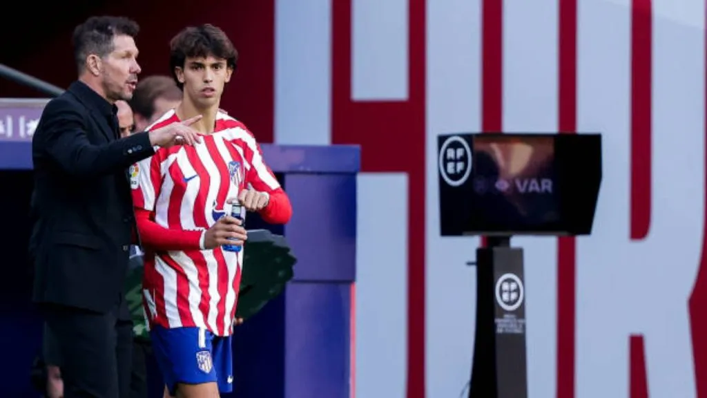 Joao Félix y Simeone vivieron todo tipo de momentos en Atlético Madrid: GETTY