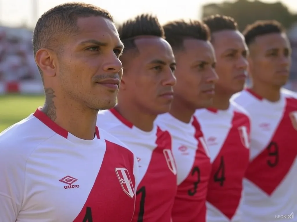 Así se verían los mundialistas peruanos. (Foto: Imagen generada por Grok IA)-