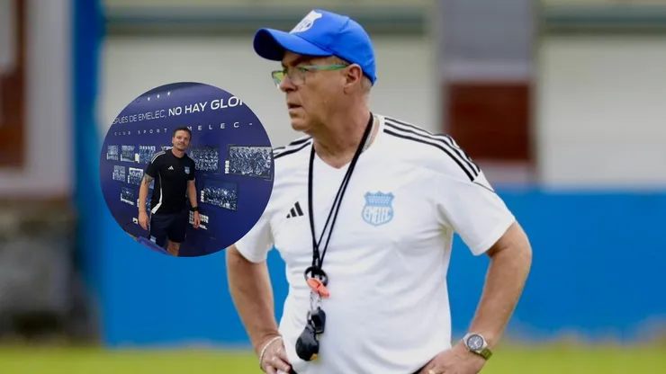 La decisión de Jorge Célico con Nasuti en Emelec