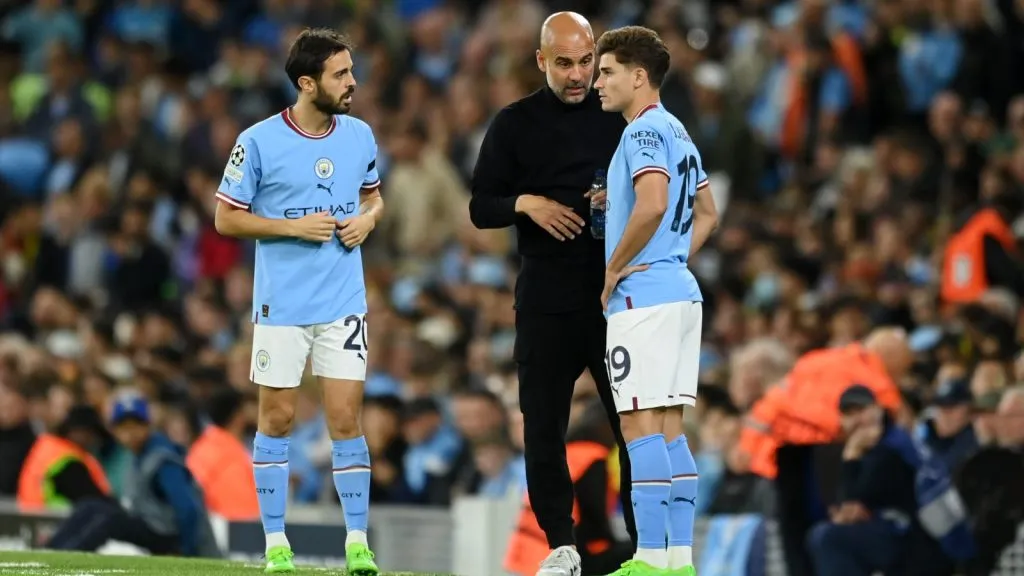 La ausencia de protagonismo en las grandes noches, la clave de Julián Álvarez para dejar a Guardiola: GETTY