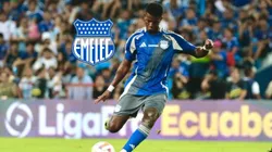 El delantero de Emelec tuvo que ser separado por la Policía