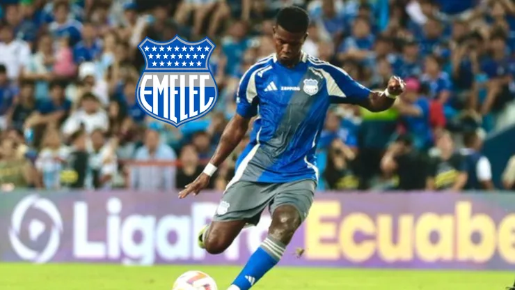 El delantero de Emelec tuvo que ser separado por la Policía