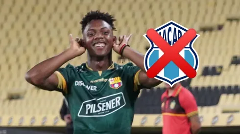 Djorkaeff Reasco jugó en Barcelona SC en 2024.