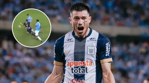Alan Cantero estuvo cerca de anotar otro tanto en el Alianza Lima vs Sporting Cristal.