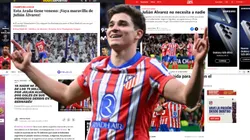 La prensa se rinde a Julián Álvarez y su golazo ante Real Madrid.