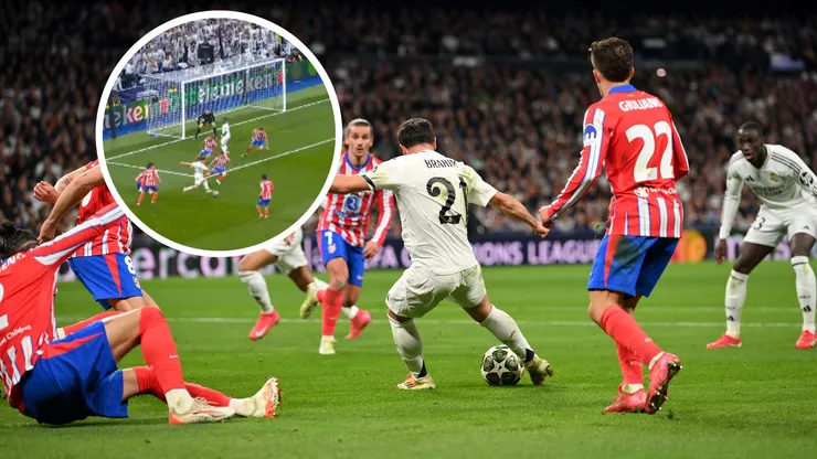 Especialistas en arbitraje aseguran que el gol de Brahim Díaz vs. Atlético de Madrid debió anularse por fuera de juego de Vinícius.