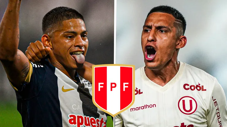 Kevin Quevedo y Alex Valera con el escudo de Perú.