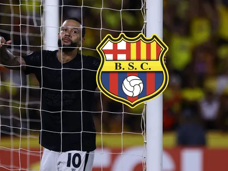 Memphis Depay se fue de El Monumental dejando este gesto