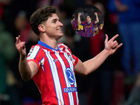 Julián Álvarez mejora los inicios de Messi en la Champions