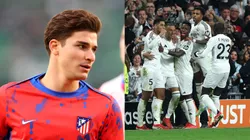 Ni Vinicius o Mbappé suponen el mayor peligro de Real Madrid para Julián Álvarez.