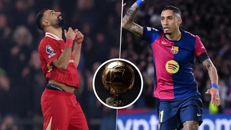Raphinha se afianza como candidato para el Balón de Oro, mientras que Mohamed Salah parece haberse quedado en el camino al caer con PSG.