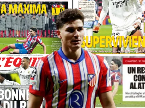La prensa reacciona al penalti de Julián Álvarez: "Maldición infinita"