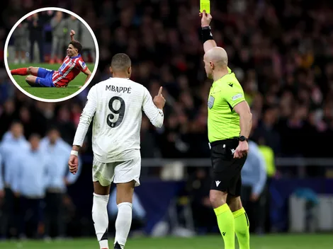 La reacción inmediata de Mbappé al penal de Julián