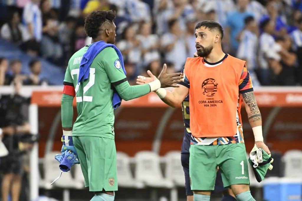 Domínguez tapó en la Copa América de 2024 con Ecuador. (Foto: Imago)