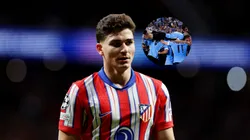 Compañero de Julián Álvarez le avisa antes de la vista de Argentina a Uruguay.