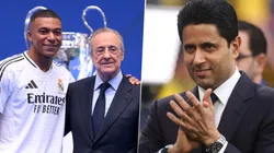 Nasser Al Khelaifi quiere arrebatarle un juvenil al Real Madrid para vengarse de Kylian Mbappé y Florentino Pérez.