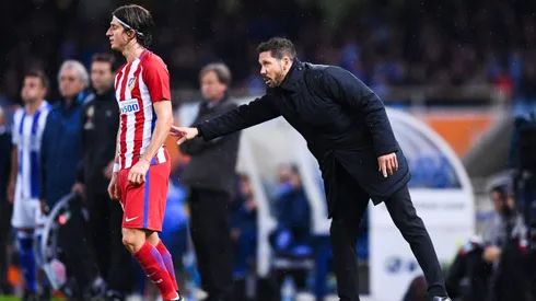 Filipe Luís dijo que Diego Simeone fue el entrenador que más lo marcó en su carrera.