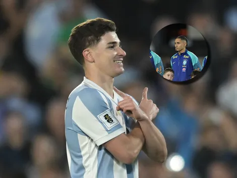 “Con Messi hacíamos dos o tres más”, Julián Álvarez responde a Raphinha