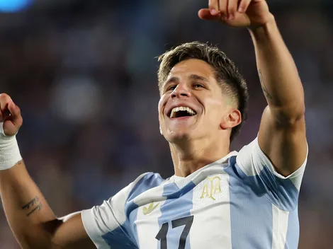 Giuliano Simeone desata la locura en la hinchada Argentina