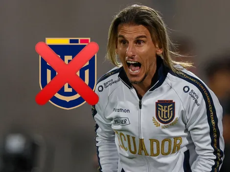 Su equipo se enojó con Beccacece y el DT lo sacó del once de Ecuador