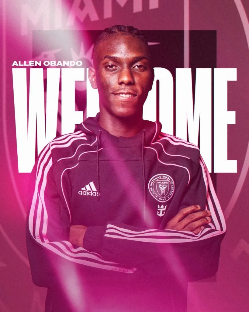 Allen Obando presentado oficialmente en el Inter Miami.