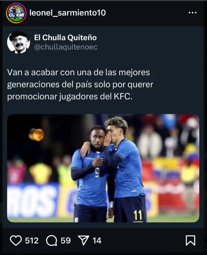 El mensaje del padre de Jeremy Sarmiento