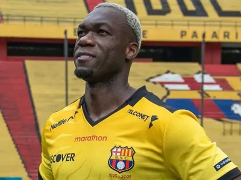 ¿Es grave? Felipe Caicedo vuelve a estar lesionado en Barcelona SC