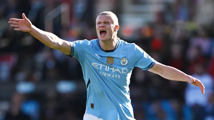 Haaland, baja indefinida en Manchester City de Guardiola.