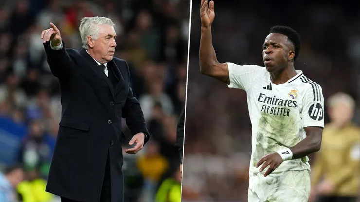 Carlo Ancelotti admitió que debió llamarle la atención a Vinícius para que colaborara en defensa frente a la Real Sociedad.