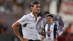 Fernando Gaibor y Fabián Bustos pelearon en el fútbol peruano.