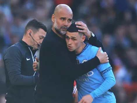 Guardiola contra afición del Manchester United por los cantos sobre la madre de Phil Foden