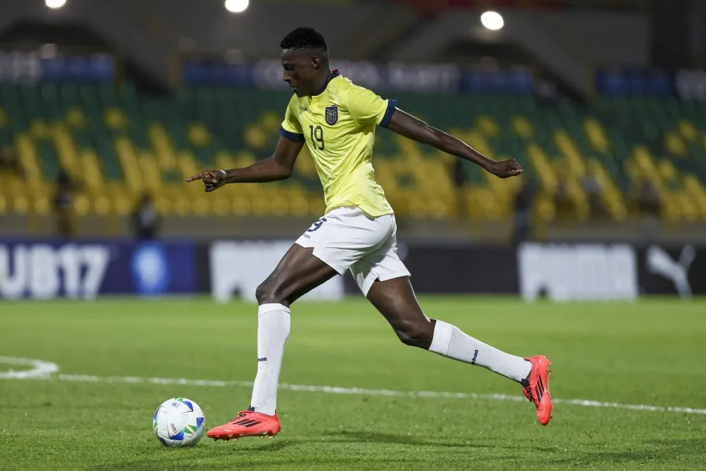 Riquelme Angulo viene destacando en la Selección de Ecuador. (Foto: Conmebol)